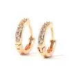 Brincos Coreanos Super Brilhantes de Diamante de Uma Fileira, Tendência e Estilosos, Presilhas de Orelha Femininas da Moda, Acessórios de Joias de Prata, Atacado do Fabricante
