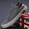 Nuevos Zapatos de Hombre Otoño 2026 Estilo Coreano Versátiles Casuales de Moda Planos de Lona de Caña Baja Slip-On con Banda Elástica de Lona