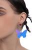 Triunfante 4 incluso mariposa cristal gota molde aretes collar colgante molde de silicona accesorios broche