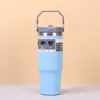 *Novo Copo de Gelo Transfronteiriço 30oz Aço Inoxidável 304 Isolamento Térmico Copo de Café Bolsa Esportiva de Carro Copo de Carro