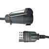 Nuevo Adaptador Americano de 4 Pines a Europeo de 7 Pines Arnés de Cableado para Remolque Conexión y Separación Cable de Luz de Freno Adaptador de Luz Trasera