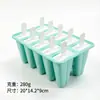 Molde Personalizado de Silicona de Grado Alimenticio para Helado, Fácil de Desmoldar, Molde DIY para Paletas de Hielo, Molde Creativo de 10 Cavidades para Helado para Uso Doméstico