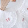 Camisa de Ropa de Primavera y Otoño para Mujer y Niña Estilo Occidental para Bebé Personalidad Infantil Marca de Moda Estilo Coreano Encaje Lazo Camisa Dulce