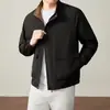 Chaquetas de Primavera para Hombre, Chaquetas de Cuello Alto para Primavera y Otoño de Hombre, Chaquetas de Estilo Ropa de Trabajo con Múltiples Bolsillos, Venta al por Mayor Transfronteriza