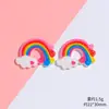 Pegamento Cremoso Arcoíris con Purpurina para Manualidades Funda de Teléfono Pinza de Pelo Goma Elástica Material para Joyería Parche Broche Infantil Accesorios de Resina