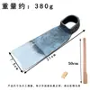 Azada pequeña forjada de una pieza engrosada, azadita para jardinería, deshierbe, jardinería casera, cavar hierbas silvestres, azadón pequeño de mano