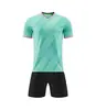 Ropa de Fútbol al por Mayor de Fábrica Traje para Hombres y Mujeres Estudiantes Manga Corta Secado Rápido Ropa Deportiva de Entrenamiento para Equipo Impresión Placa Ligera Ropa de Fútbol