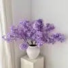 Flor Artificial Lilás Criptografada Flor de Cerejeira Ornamentos de Luxo para Casa Sala de Estar Salão de Casamento Decoração de Teto de Casamento Flores Artificiais