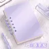 Caderno Mini A7 de Folhas Soltas Borboleta Sonhadora Diário Estético de Alto Valor Caderno de Bolso Portátil Espiral