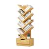 Librero Yijiada Multicapa Simple Pequeño Estantería de Piso con Forma de Árbol Estante de Almacenamiento Creativo Escritorio de Estudiante Estante de Almacenamiento Moderno