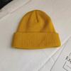 Chapéu de Outono Chapéu Curto Rogue Chapéu de Lã de Malha Dome Masculino e Feminino Chapéu de Melão para Estudantes de Dança de Rua Chapéu Frio de Ruffians Locais de Compras