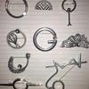 Etiqueta de Metal para Cables Desordenados Amor Cuadrado Flor Mariposa Producto Nuevo Gota de Agua Etiqueta de Joyería yongyu