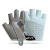 Guantes de Ciclismo para Niños Medio Dedo Palma Antideslizante Seda Transpirable Entrenamiento Deportivo Resistente al Desgaste Guantes de Ciclismo para Exteriores
