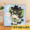 Pintura Digital Nezha DIY Fofo Criança Mágica Caos no Mar Colorir Presente de Feriado Feito à Mão Desenho Decorativo Desenho para Pendurar