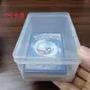 Nueva caja rectangular de plástico de gran venta con tapa caja transparente de PP caja para empaque de piezas de muestra caja para tarjetas de Duelo de Sombras de Fuego