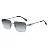 Gafas de Sol Metálicas Sin Marco Ps33205 para Hombre Tendencia Viaje Gafas de Sol con Protección Solar Venta al por Mayor Gafas de Sol Protección UV400
