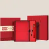 Caderno A5 Transfronteiriço com Logotipo Personalizado, Livro de Contas de Couro para Escritório, Amarrado com Corda, Bloco de Notas de Couro Macio com Linhas Horizontais