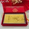 Año del Caballo, Éxito Instantáneo, Billetes Conmemorativos de Lámina de Oro Imitación, Billetes de Caballo, Billetes de Cien Yuan, Sobres Rojos, Regalos de Año Nuevo, Regalos Corporativos de Negocios