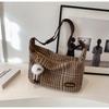 2024 Invierno Nueva Moda Moda Bolso Bandolera Casual Simple Mano Llevar Hombro Axila Bolso Coreano Lana Bolso de Mujer