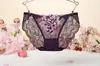 Fábrica de panties al por mayor lindos bordados lencería para damas sexy encaje tiro bajo calzones 816