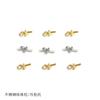 Accesorios de joyería directos de fábrica acero inoxidable soporte para perlas colgante soporte material DIY hebilla de joyería chapado en oro 18k soporte tipo cuenco