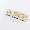 Tablero de Actividades para Bebé Accesorios DIY Engranaje Reloj de Madera Tablero de Combinación de Encaje Material de Jardín de Infancia Accesorios de Madera