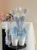 Barbie Querida com estampa floral, espartilho de renda doce push-up, lingerie, camisola sexy
