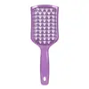Pente de Massagem Wan Mei Shield Diamond com Vazios Original Novo Uso Duplo Seco e Molhado Pente para Estilo de Cabelo Fofo no Topo da Cabeça