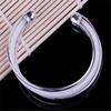 Corea del Sur joyería pulsera de red de doble alambre pulida en plata pulsera de moda ebay fabricantes de espejo cruzado productos de difusión joyería al por mayor