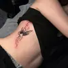 Artículo Popular Transfronterizo: Estilo Europeo y Americano, Estilo Y2K de Gama Alta, Personalidad de Chica Picante Tatuajes Temporales de Mariposa Espina Cintura y Abdomen