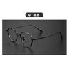 Lentes Danyang retro montura de titanio puro para hombres y mujeres anti luz azul montura para gafas para miopía se puede equipar con número de altura al por mayor 2057