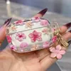 Adequado para Capa Protetora de Fone de Ouvido Transparente Flor de Cerejeira Apple Airpods5/4 Capa Protetora Transparente Redonda Bluetooth Sem Fio