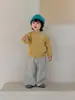 Ropa para Bebé Niño Otoño 2026 Nuevo Estilo Coreano Ropa Infantil Conjunto de Otoño para Niños Cárdigan de Punto y Pantalones a Rayas