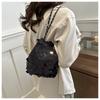Bolso de Lentejuelas de Moda Bolso de Cubo con Cadena Elegante para Mujer Primavera y Verano 2024 Nuevo Bolso de Mujer de Moda para Cena Baile