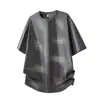 Camiseta de Verano Nueva de Manga Corta con Cuello Redondo para Hombre Enbu Transfronteriza Moderna Transpirable Deportiva Casual Versátil Top de Media Manga