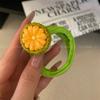 Corda de cabelo de fruta diy distinta, corda de cabelo simples e fashion, anel de cabelo rede, anel de toalha de cabelo elástico