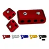 Acessórios de Modificação para Motocicleta Conjunto de Três Peças de Presilhas de Fio Multicor Opcional Resistente ao Desgaste e Durável Material de Liga de Alumínio CNC