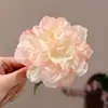 Nuevo Pasador de Flor de Organza 2025 - Pasador de Flor para la Parte Trasera de la Cabeza Estilo Hada, Flor de Pelo Fresca, Accesorio para el Cabello Atmosférico