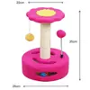 Árbol para Gatos Pequeño Juguete para Gatos Tabla Rascadora para Gatos Plataforma para Saltar para Gatos Creativo Poste Rascador de Sisal de Girasol Suministros para Gatos Venta al por Mayor