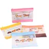 Bolsa de Grade A5 Gato Maçã Desenho Animado Bolsa de Lápis Menina Fofa Bolsa de Documentos Transparente Impermeável de PVC para Alunos do Ensino Fundamental