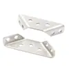 Código de Ángulo de Acero Inoxidable Engrosado de Tres Lados Fijo en Ángulo Recto Accesorios de Conexión de Ferretería para Muebles Multifuncional Ángulo Envolvente Ángulo Universal Barra de Ángulo