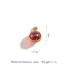 Acessórios de Corrente para Colar de Cristal Natural DIY Contas de Aço Inoxidável Brincos Versáteis da Moda Acessórios de Joias para Mulheres