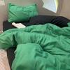 Juego de cuatro piezas color viento funda nórdica sábanas para el hogar mezcla y combina pequeño fresco dormitorio de estudiantes juego de cama de tres piezas al por mayor