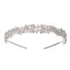 Jóias de noiva estilo Chanel acessórios para cabelo estilo europeu e americano banhado a diamante prata moda faixa de cabeça acessórios para cabelo de noiva faixa de cabeça cheia de diamante