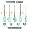 Liquidação de Itens Defeituosos: Conjunto de Utensílios de Cozinha Espátula e Colher de Silicone, Frigideira Antiaderente, Espátula de Grau Alimentício, Espátula de Cozinha Doméstica, Colher de Sopa
