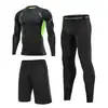 Roupas Esportivas Populares para Homens Roupas de Fitness Camisa de Compressão de Secagem Rápida Verão Fina Seda de Gelo Manga Curta Calça de Cinco Pontos Conjunto de Corrida para Homens