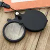 Llavero Lupa de Lectura Plegable Lente Óptica Alta Definición Portátil Mini Tarjeta para Lectura de Personas Mayores y Ver Periódicos