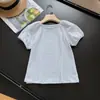 Nueva Camiseta de Manga Abullonada para Niñas/Ropa de Manga Corta para Niños Primavera/Verano 2026 485778