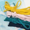 Muestra de color lightning banda elástica de alta elasticidad cabeza plana cuerda elástica para mascarilla banda elástica tirante de ropa interior cordón de zapato cuerda elástica