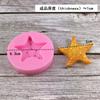 Pastel Tema Océano Concha Estereoscópica Estrella de Mar Molde de Chocolate DIY Fondant Silicona Molde de Pegamento Molde Bandeja de Hielo